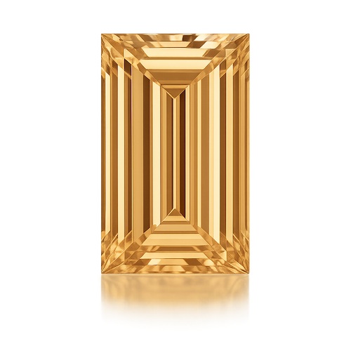 Baguette Champagne Moissanite Loose Stone
