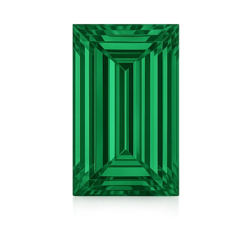 Baguette Green Moissanite Loose Stone