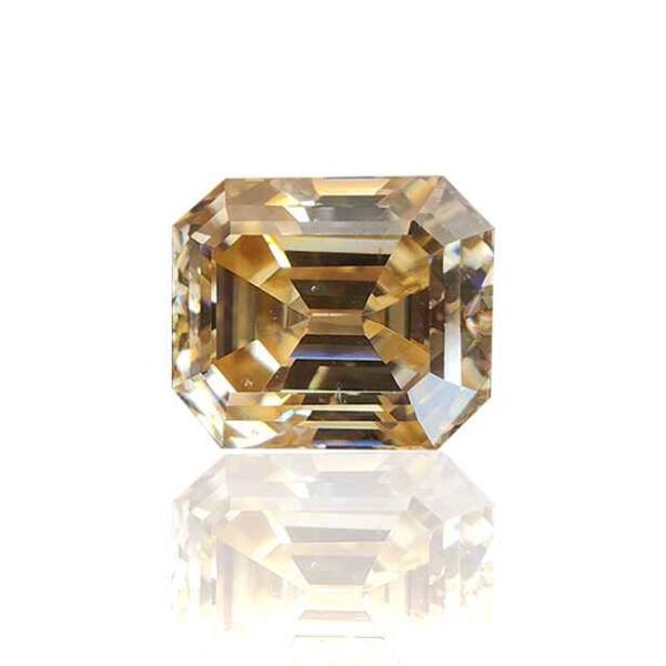 Emerald Champagne Moissanite Loose Stone