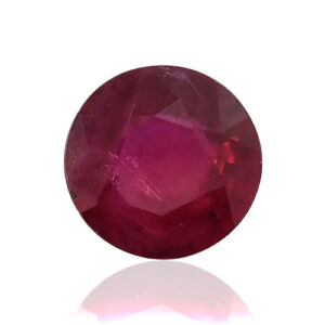 Round Ruby Moissanite Loose Stone