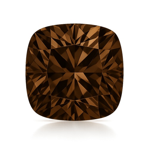 Antique Cushion Chocolate Moissanite Loose Stone