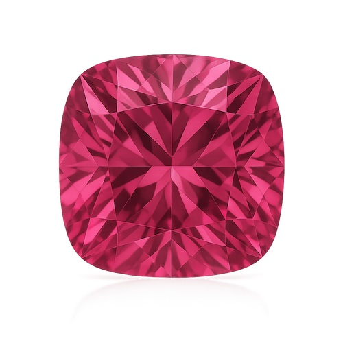 Antique Cushion Pink Sapphire Moissanite Loose Stone