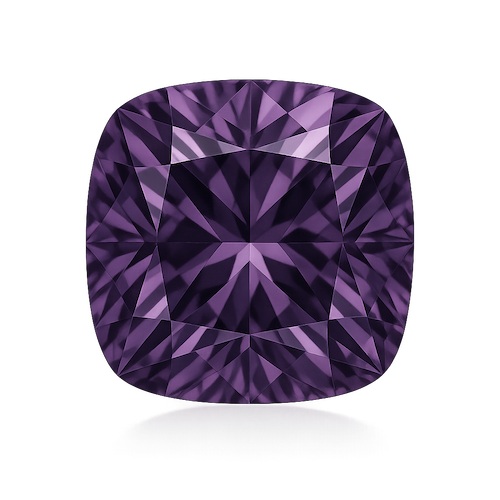 Antique Cushion Purple Moissanite Loose Stone