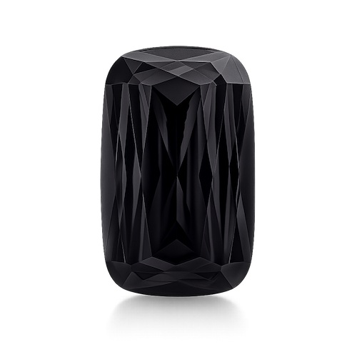 Criss Black Sapphire Moissanite Loose Stone