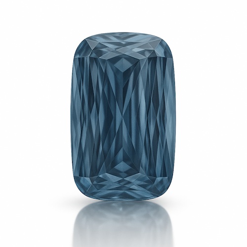 Criss Blue Gray Moissanite Loose Stone