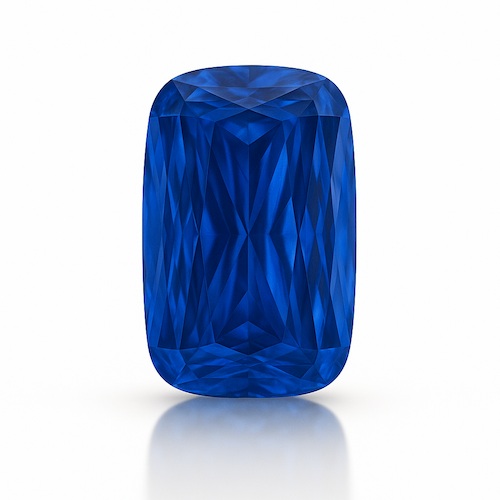 Criss Cornflower Blue Sapphire Moissanite Loose Stone