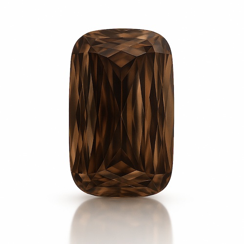 Criss Dark Brown Moissanite Loose Stone