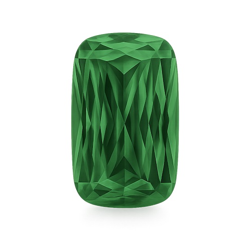 Criss Green Moissanite Loose Stone