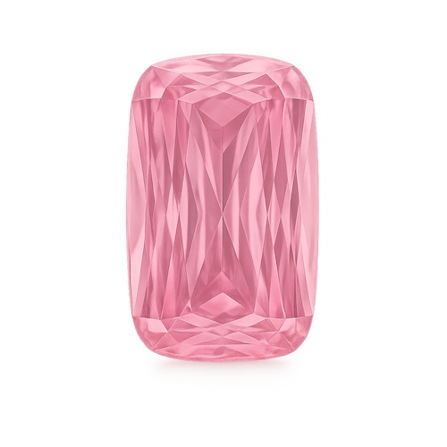 Criss Light Pink Sapphire Moissanite Loose Stone