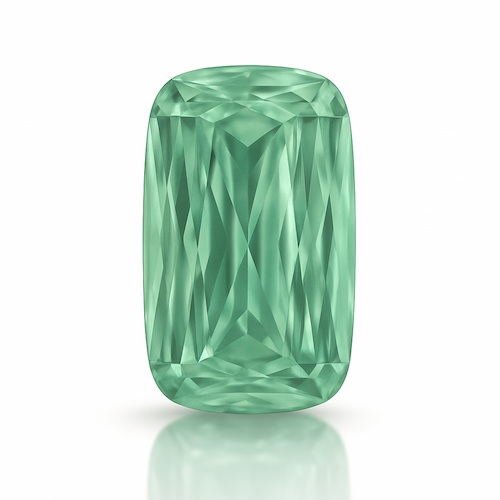 Criss Mint Green Moissanite Loose Stone