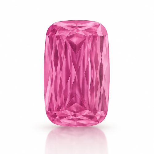 Criss Pink Sapphire Moissanite Loose Stone