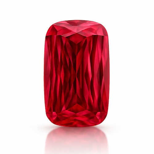Criss Ruby Moissanite Loose Stone