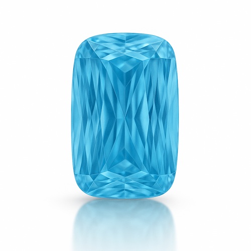 Criss Sky Blue Moissanite Loose Stone