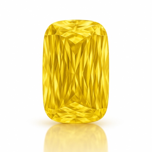 Criss Very Yellow Moissanite Loose Stone