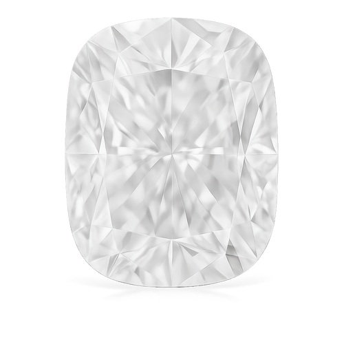 Elongated Cushion Colorless Moissanite Loose Stone