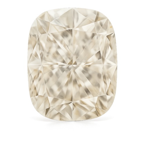 Elongated Cushion near Colorless Moissanite Loose Stone