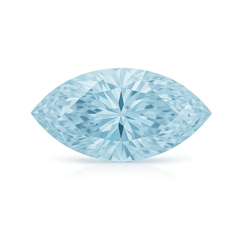Marquise Aquamarine Moissanite Loose Stone