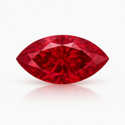 Marquise Ruby Moissanite Loose Stone