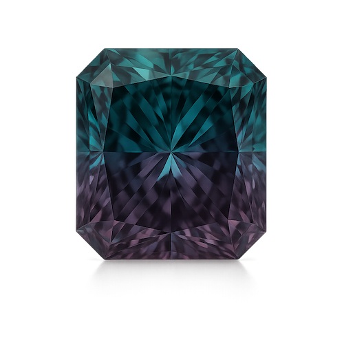 Radiant Alexandrite Moissanite Loose Stone