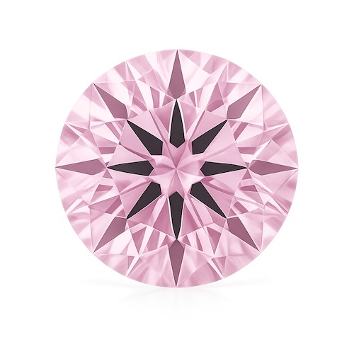 Round Brilliant Light Pink Sapphire Moissanite Loose Stone