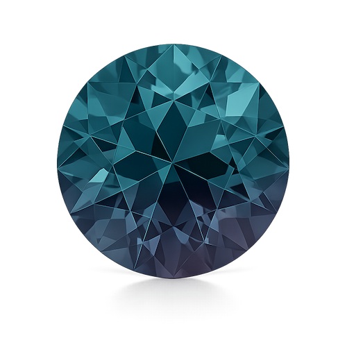 Round OE Cut Alexandrite Moissanite Loose Stone