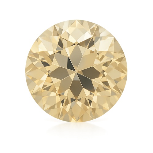 Round OE Cut near Colorless Moissanite Loose Stone