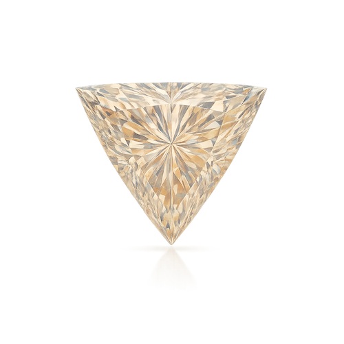 Trilliant near Colorless Moissanite Loose Stone